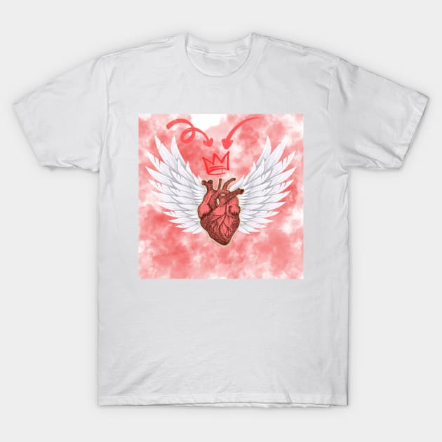 Heart design T-Shirt by designs lovers